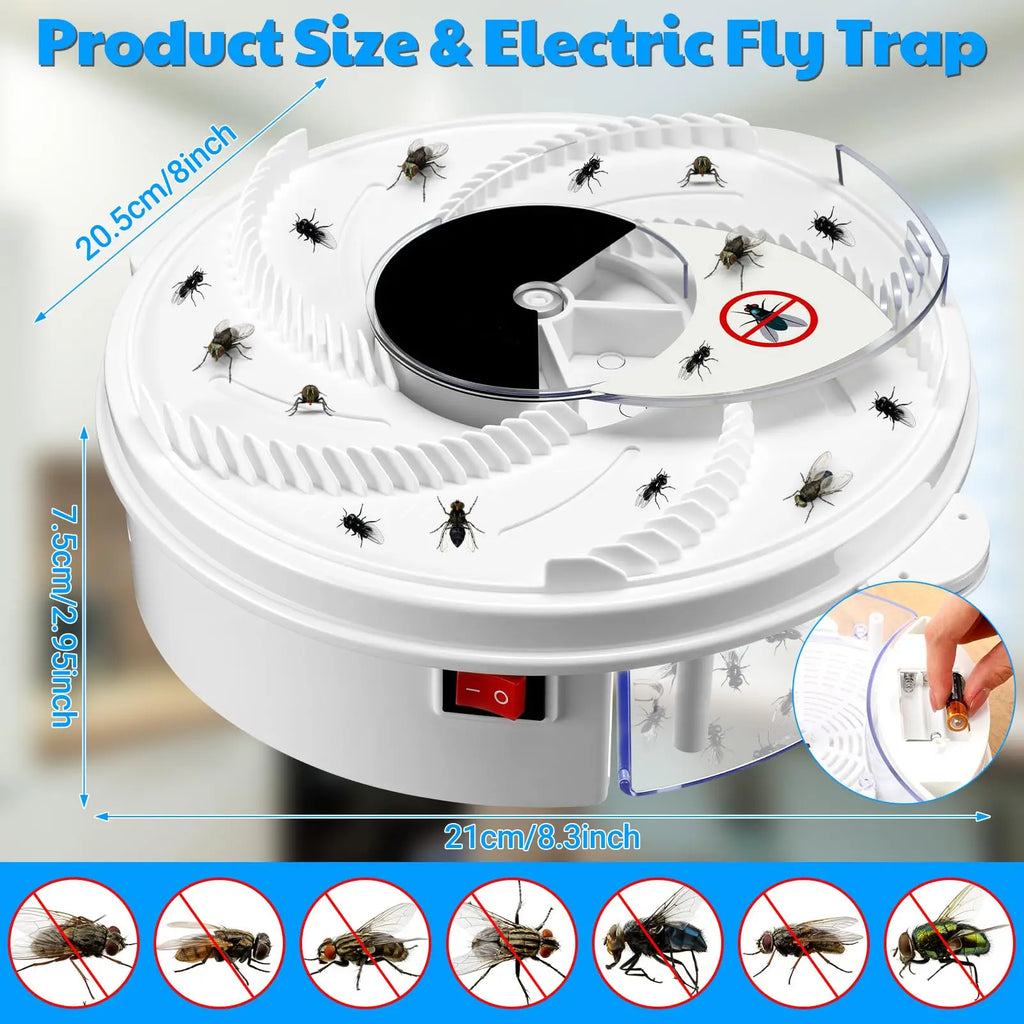 YardGuard™ Indoor Fly Trap (Quiet + USB Powered)
