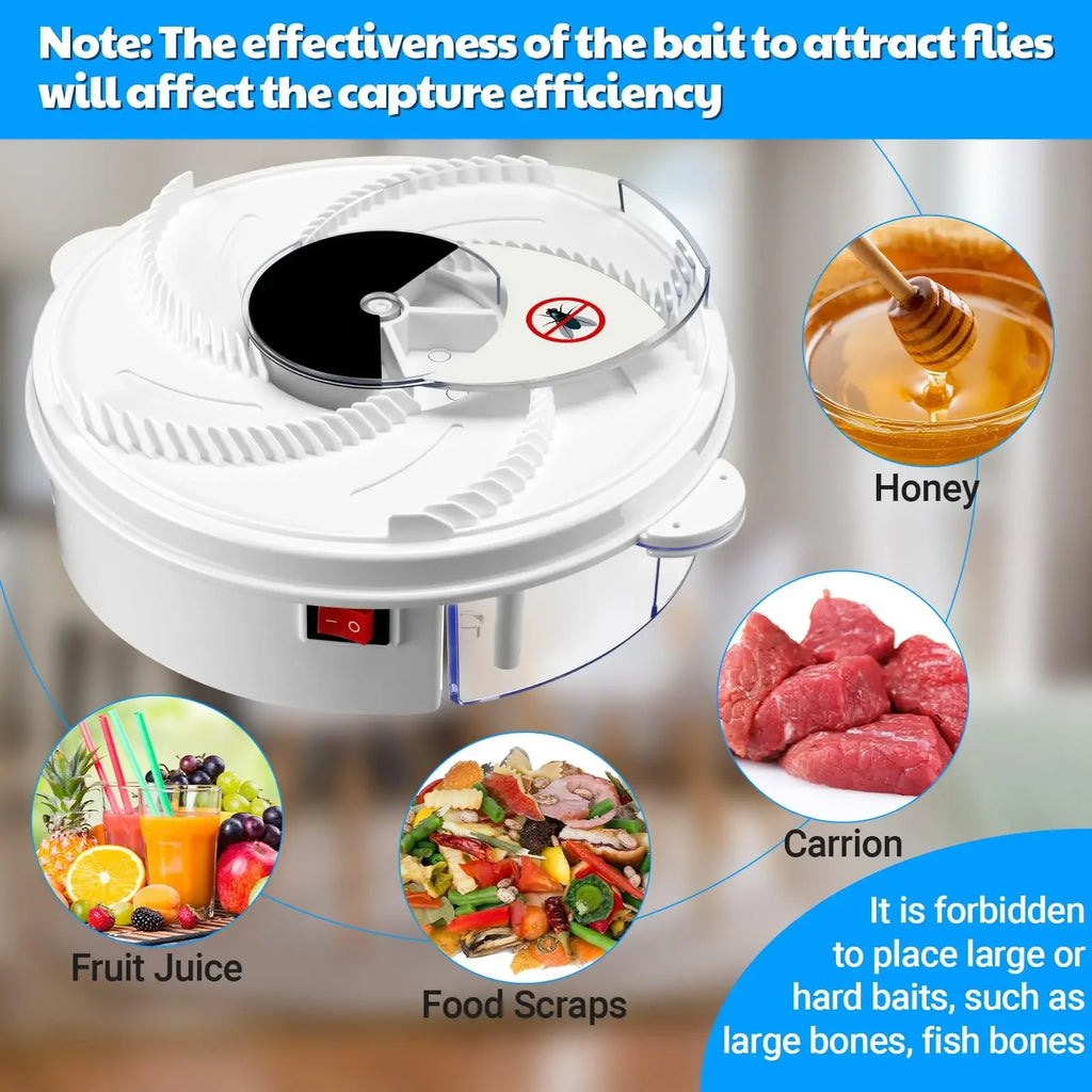 YardGuard™ Indoor Fly Trap (Quiet + USB Powered)