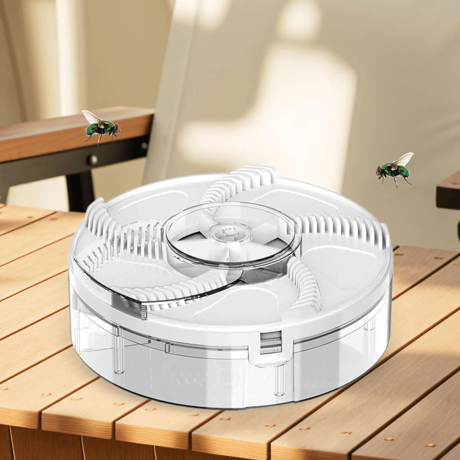 Electric Fly Trap (USB Powered) – Quiet Indoor & Outdoor Fly Catcher for Home & Kitchen