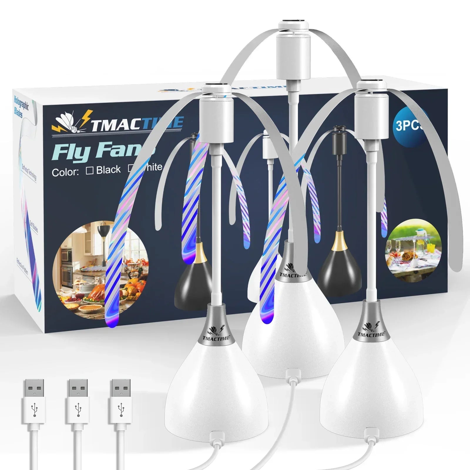 YardGuard™ Fly Repellent Table Fan (2–3 Pack)