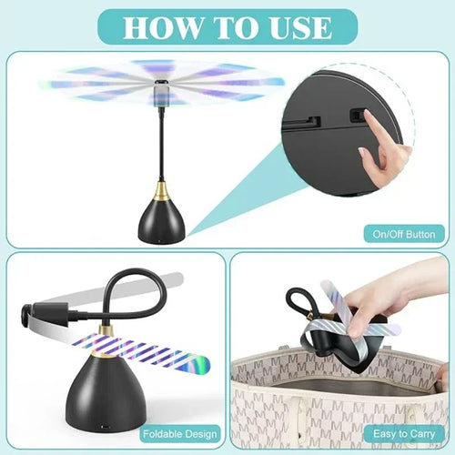 YardGuard™ Fly Repellent Table Fan (2–3 Pack)