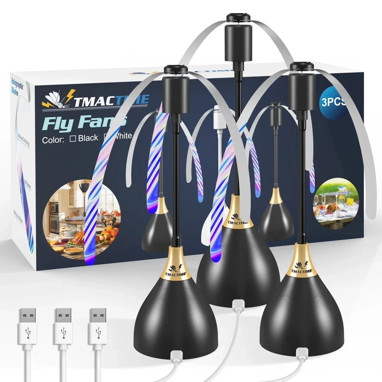 YardGuard™ Fly Repellent Table Fan (2–3 Pack)